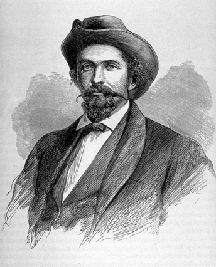 Drawing of John Hunt Morgan A CSA Calvary leader who did a lot of damage locally druing the civil war