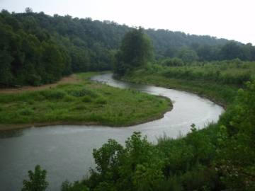 Green River in Green County Kentucky